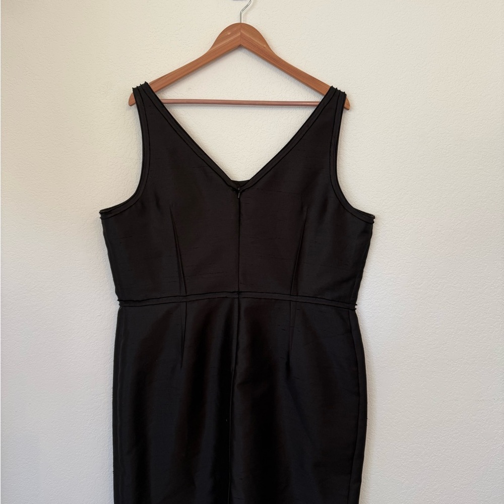 Talbots Women 20w Silk/Wool Blend Sleeveless Sheath Dress NWT $229 - Picture 3 of 5